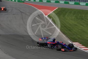 World © Octane Photographic Ltd. Formula 1 - Canadian Grand Prix - Sunday Race. Daniil Kvyat - Scuderia Toro Rosso STR12. Circuit Gilles Villeneuve, Montreal, Canada. Sunday 11th June 2017. Digital Ref: 1857LB2D3512