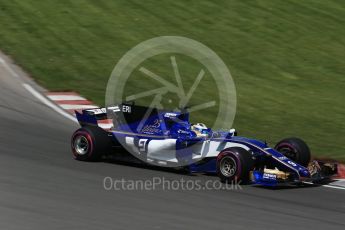 World © Octane Photographic Ltd. Formula 1 - Canadian Grand Prix - Sunday Race. Marcus Ericsson – Sauber F1 Team C36. Circuit Gilles Villeneuve, Montreal, Canada. Sunday 11th June 2017. Digital Ref: 1857LB2D3531