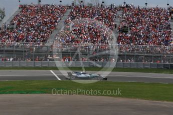 World © Octane Photographic Ltd. Formula 1 - Canadian Grand Prix - Sunday Race. Valtteri Bottas - Mercedes AMG Petronas F1 W08 EQ Energy+. Circuit Gilles Villeneuve, Montreal, Canada. Sunday 11th June 2017. Digital Ref: 1857LB2D3651