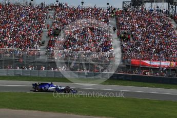 World © Octane Photographic Ltd. Formula 1 - Canadian Grand Prix - Sunday Race. Marcus Ericsson – Sauber F1 Team C36. Circuit Gilles Villeneuve, Montreal, Canada. Sunday 11th June 2017. Digital Ref: 1857LB2D3707