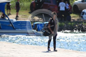 World © Octane Photographic Ltd. Formula 1 - Canadian Grand Prix - Sunday Paddock. Daniel Ricciardo - Red Bull Racing RB13. Circuit Gilles Villeneuve, Montreal, Canada. Sunday 11th June 2017. Digital Ref: 1855LB1D7163