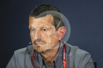 World © Octane Photographic Ltd. Formula 1 - Canadian Grand Prix - Friday FIA Team Personnel Press Conference. Guenther Steiner - Team Principal of Haas F1 Team. Circuit Gilles Villeneuve, Montreal, Canada. Friday 9th June 2017. Digital Ref: 1852LB1D4316