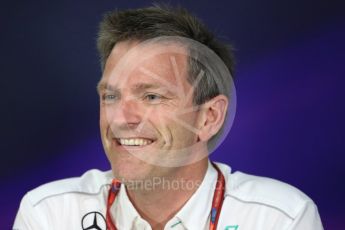 World © Octane Photographic Ltd. Formula 1 - Canadian Grand Prix - Friday FIA Team Personnel Press Conference. James Allison - Technical Director of Mercedes-AMG Petronas Motorsport. Circuit Gilles Villeneuve, Montreal, Canada. Friday 9th June 2017. Digital Ref: 1852LB1D4317