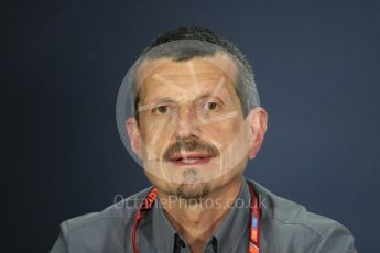 World © Octane Photographic Ltd. Formula 1 - Canadian Grand Prix - Friday FIA Team Personnel Press Conference. Guenther Steiner - Team Principal of Haas F1 Team. Circuit Gilles Villeneuve, Montreal, Canada. Friday 9th June 2017. Digital Ref: 1852LB1D4322