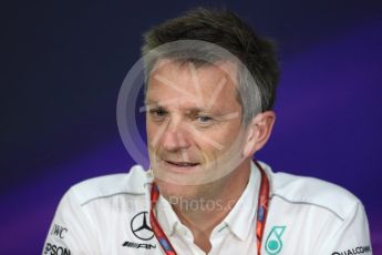 World © Octane Photographic Ltd. Formula 1 - Canadian Grand Prix - Friday FIA Team Personnel Press Conference. James Allison - Technical Director of Mercedes-AMG Petronas Motorsport. Circuit Gilles Villeneuve, Montreal, Canada. Friday 9th June 2017. Digital Ref: 1852LB1D4328