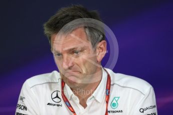 World © Octane Photographic Ltd. Formula 1 - Canadian Grand Prix - Friday FIA Team Personnel Press Conference. James Allison - Technical Director of Mercedes-AMG Petronas Motorsport. Circuit Gilles Villeneuve, Montreal, Canada. Friday 9th June 2017. Digital Ref: 1852LB1D4332