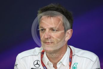 World © Octane Photographic Ltd. Formula 1 - Canadian Grand Prix - Friday FIA Team Personnel Press Conference. James Allison - Technical Director of Mercedes-AMG Petronas Motorsport. Circuit Gilles Villeneuve, Montreal, Canada. Friday 9th June 2017. Digital Ref: 1852LB1D4363