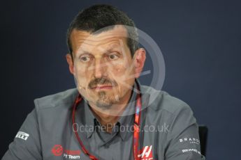 World © Octane Photographic Ltd. Formula 1 - Canadian Grand Prix - Friday FIA Team Personnel Press Conference. Guenther Steiner - Team Principal of Haas F1 Team. Circuit Gilles Villeneuve, Montreal, Canada. Friday 9th June 2017. Digital Ref: 1852LB1D4376