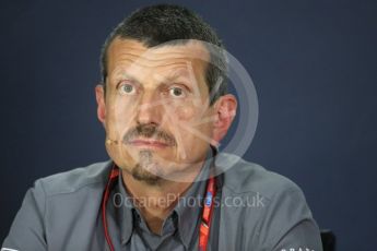 World © Octane Photographic Ltd. Formula 1 - Canadian Grand Prix - Friday FIA Team Personnel Press Conference. Guenther Steiner - Team Principal of Haas F1 Team. Circuit Gilles Villeneuve, Montreal, Canada. Friday 9th June 2017. Digital Ref: 1852LB1D4407