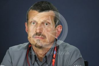 World © Octane Photographic Ltd. Formula 1 - Canadian Grand Prix - Friday FIA Team Personnel Press Conference. Guenther Steiner - Team Principal of Haas F1 Team. Circuit Gilles Villeneuve, Montreal, Canada. Friday 9th June 2017. Digital Ref: 1852LB1D4407