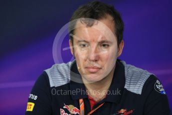 World © Octane Photographic Ltd. Formula 1 - Canadian Grand Prix - Friday FIA Team Personnel Press Conference. Jody Egginton - Head of Vehicle Performance. Circuit Gilles Villeneuve, Montreal, Canada. Friday 9th June 2017. Digital Ref: 1852LB1D4447