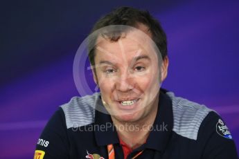 World © Octane Photographic Ltd. Formula 1 - Canadian Grand Prix - Friday FIA Team Personnel Press Conference. Jody Egginton - Head of Vehicle Performance. Circuit Gilles Villeneuve, Montreal, Canada. Friday 9th June 2017. Digital Ref: 1852LB1D4474