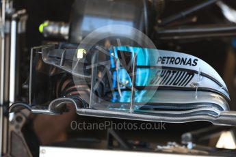 World © Octane Photographic Ltd. Formula 1 - Canadian Grand Prix - Thursday Pit Lane. Mercedes AMG Petronas F1 W08 EQ Energy+. Circuit Gilles Villeneuve, Montreal, Canada. Thursday 8th June 2017. Digital Ref: 1848LB1D2686