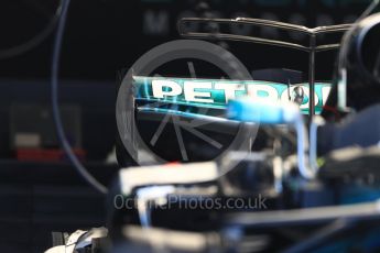 World © Octane Photographic Ltd. Formula 1 - Canadian Grand Prix - Thursday Pit Lane. Mercedes AMG Petronas F1 W08 EQ Energy+. Circuit Gilles Villeneuve, Montreal, Canada. Thursday 8th June 2017. Digital Ref: 1848LB1D2691