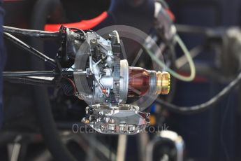 World © Octane Photographic Ltd. Formula 1 - Canadian Grand Prix - Thursday Pit Lane. Red Bull Racing RB13. Circuit Gilles Villeneuve, Montreal, Canada. Thursday 8th June 2017. Digital Ref: 1848LB1D2696