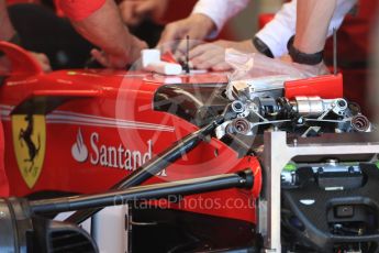 World © Octane Photographic Ltd. Formula 1 - Canadian Grand Prix - Thursday Pit Lane. Scuderia Ferrari SF70H. Circuit Gilles Villeneuve, Montreal, Canada. Thursday 8th June 2017. Digital Ref: 1848LB1D2743