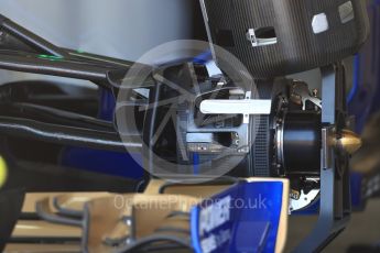 World © Octane Photographic Ltd. Formula 1 - Canadian Grand Prix - Thursday Pit Lane. Sauber F1 Team C36. Circuit Gilles Villeneuve, Montreal, Canada. Thursday 8th June 2017. Digital Ref: 1848LB1D2802