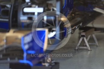 World © Octane Photographic Ltd. Formula 1 - Canadian Grand Prix - Thursday Pit Lane. Sauber F1 Team C36. Circuit Gilles Villeneuve, Montreal, Canada. Thursday 8th June 2017. Digital Ref: 1848LB1D2804