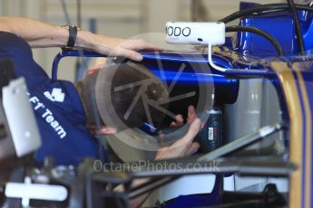 World © Octane Photographic Ltd. Formula 1 - Canadian Grand Prix - Thursday Pit Lane. Sauber F1 Team C36. Circuit Gilles Villeneuve, Montreal, Canada. Thursday 8th June 2017. Digital Ref: 1848LB1D2826