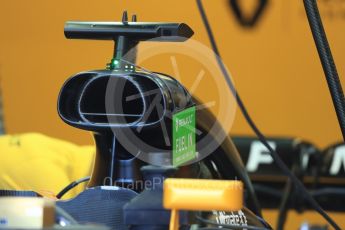 World © Octane Photographic Ltd. Formula 1 - Canadian Grand Prix - Thursday Pit Lane. Renault Sport F1 Team R.S.17. Circuit Gilles Villeneuve, Montreal, Canada. Thursday 8th June 2017. Digital Ref: 1848LB1D2863