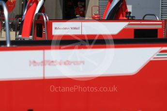 World © Octane Photographic Ltd. Formula 1 - Canadian Grand Prix - Thursday Pit Lane. Sebastian Vettel - Scuderia Ferrari SF70H. Circuit Gilles Villeneuve, Montreal, Canada. Thursday 8th June 2017. Digital Ref: 1848LB2D1300