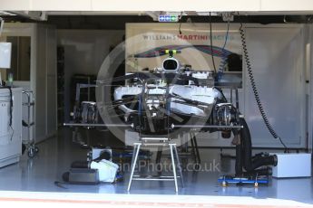 World © Octane Photographic Ltd. Formula 1 - Canadian Grand Prix - Thursday Pit Lane. Lance Stroll - Williams Martini Racing FW40. Circuit Gilles Villeneuve, Montreal, Canada. Thursday 8th June 2017. Digital Ref: 1848LB2D1310