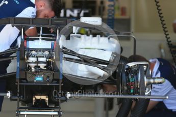 World © Octane Photographic Ltd. Formula 1 - Canadian Grand Prix - Thursday Pit Lane. Lance Stroll - Williams Martini Racing FW40. Circuit Gilles Villeneuve, Montreal, Canada. Thursday 8th June 2017. Digital Ref: 1848LB2D1334