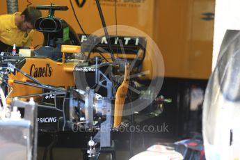 World © Octane Photographic Ltd. Formula 1 - Canadian Grand Prix - Thursday Pit Lane. Nico Hulkenberg - Renault Sport F1 Team R.S.17. Circuit Gilles Villeneuve, Montreal, Canada. Thursday 8th June 2017. Digital Ref: 1848LB2D1372