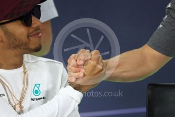 World © Octane Photographic Ltd. Formula 1 - Canadian Grand Prix – Thursday Drivers Press Conference. Lewis Hamilton - Mercedes AMG Petronas F1 Team. Circuit Gilles Villeneuve, Montreal, Canada. Thursday 8th June 2017. Digital Ref: 1847LB1D2093