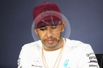 World © Octane Photographic Ltd. Formula 1 - Canadian Grand Prix – Thursday Drivers Press Conference. Lewis Hamilton - Mercedes AMG Petronas F1 Team. Circuit Gilles Villeneuve, Montreal, Canada. Thursday 8th June 2017. Digital Ref: 1847LB1D2097