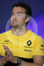 World © Octane Photographic Ltd. Formula 1 - Canadian Grand Prix – Thursday Drivers Press Conference. Jolyon Palmer - Renault Sport F1 Team. Circuit Gilles Villeneuve, Montreal, Canada. Thursday 8th June 2017. Digital Ref: 1847LB1D2147