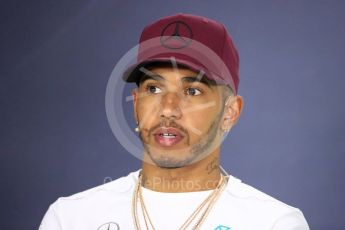 World © Octane Photographic Ltd. Formula 1 - Canadian Grand Prix – Thursday Drivers Press Conference. Lewis Hamilton - Mercedes AMG Petronas F1 Team. Circuit Gilles Villeneuve, Montreal, Canada. Thursday 8th June 2017. Digital Ref: 1847LB1D2167