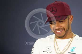 World © Octane Photographic Ltd. Formula 1 - Canadian Grand Prix – Thursday Drivers Press Conference. Lewis Hamilton - Mercedes AMG Petronas F1 Team. Circuit Gilles Villeneuve, Montreal, Canada. Thursday 8th June 2017. Digital Ref: 1847LB1D2209