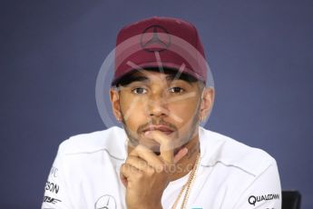 World © Octane Photographic Ltd. Formula 1 - Canadian Grand Prix – Thursday Drivers Press Conference. Lewis Hamilton - Mercedes AMG Petronas F1 Team. Circuit Gilles Villeneuve, Montreal, Canada. Thursday 8th June 2017. Digital Ref: 1847LB1D2223