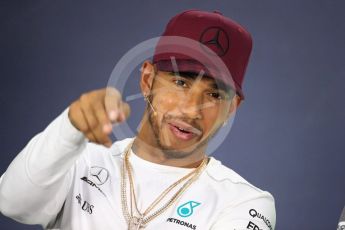 World © Octane Photographic Ltd. Formula 1 - Canadian Grand Prix – Thursday Drivers Press Conference. Lewis Hamilton - Mercedes AMG Petronas F1 Team. Circuit Gilles Villeneuve, Montreal, Canada. Thursday 8th June 2017. Digital Ref: 1847LB1D2272