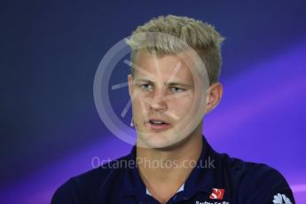 World © Octane Photographic Ltd. Formula 1 - Canadian Grand Prix – Thursday Drivers Press Conference. Marcus Ericsson – Sauber F1 Team. Circuit Gilles Villeneuve, Montreal, Canada. Thursday 8th June 2017. Digital Ref: 1847LB1D2506
