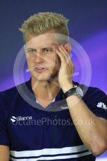 World © Octane Photographic Ltd. Formula 1 - Canadian Grand Prix – Thursday Drivers Press Conference. Marcus Ericsson – Sauber F1 Team. Circuit Gilles Villeneuve, Montreal, Canada. Thursday 8th June 2017. Digital Ref: 1847LB1D2512