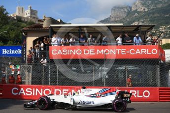 World © Octane Photographic Ltd. Formula 1 - Monaco Grand Prix - Practice 1. Felipe Massa - Williams Martini Racing FW40. Monte Carlo, Monaco. Wednesday 24th May 2017. Digital Ref: 1830CB2D9816