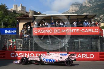 World © Octane Photographic Ltd. Formula 1 - Monaco Grand Prix - Practice 1. Esteban Ocon - Sahara Force India VJM10. Monte Carlo, Monaco. Wednesday 24th May 2017. Digital Ref: 1830CB2D9839