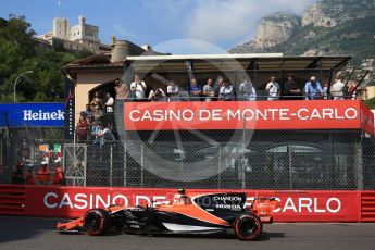 World © Octane Photographic Ltd. Formula 1 - Monaco Grand Prix - Practice 1. Stoffel Vandoorne - McLaren Honda MCL32. Monte Carlo, Monaco. Wednesday 24th May 2017. Digital Ref: 1830CB2D9844