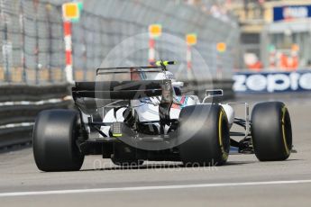 World © Octane Photographic Ltd. Formula 1 - Monaco Grand Prix - Practice 1. Lance Stroll - Williams Martini Racing FW40. Monte Carlo, Monaco. Wednesday 24th May 2017. Digital Ref: 1830CB7D5665