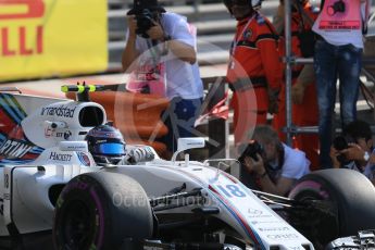World © Octane Photographic Ltd. Formula 1 - Monaco Grand Prix - Practice 1. Lance Stroll - Williams Martini Racing FW40. Monte Carlo, Monaco. Wednesday 24th May 2017. Digital Ref: 1830CB7D5794