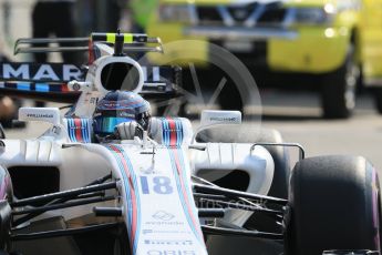 World © Octane Photographic Ltd. Formula 1 - Monaco Grand Prix - Practice 1. Lance Stroll - Williams Martini Racing FW40. Monte Carlo, Monaco. Wednesday 24th May 2017. Digital Ref: 1830CB7D5798