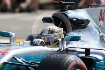 World © Octane Photographic Ltd. Formula 1 - Monaco Grand Prix - Practice 1. Lewis Hamilton - Mercedes AMG Petronas F1 W08 EQ Energy+. Monte Carlo, Monaco. Wednesday 24th May 2017. Digital Ref: 1830CB7D5852