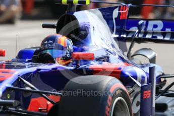 World © Octane Photographic Ltd. Formula 1 - Monaco Grand Prix - Practice 1. Carlos Sainz - Scuderia Toro Rosso STR12. Monte Carlo, Monaco. Wednesday 24th May 2017. Digital Ref: 1830CB7D5913