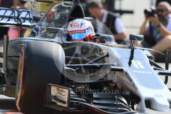 World © Octane Photographic Ltd. Formula 1 - Monaco Grand Prix - Practice 1. Romain Grosjean - Haas F1 Team VF-17. Monte Carlo, Monaco. Wednesday 24th May 2017. Digital Ref: 1830CB7D5965