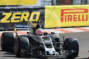 World © Octane Photographic Ltd. Formula 1 - Monaco Grand Prix - Practice 1. Kevin Magnussen - Haas F1 Team VF-17. Monte Carlo, Monaco. Wednesday 24th May 2017. Digital Ref: 1830CB7D5996