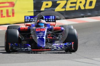 World © Octane Photographic Ltd. Formula 1 - Monaco Grand Prix - Practice 1. Daniil Kvyat - Scuderia Toro Rosso STR12. Monte Carlo, Monaco. Wednesday 24th May 2017. Digital Ref: 1830CB7D6009
