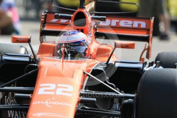 World © Octane Photographic Ltd. Formula 1 - Monaco Grand Prix - Practice 1. Jenson Button - McLaren Honda MCL32. Monte Carlo, Monaco. Wednesday 24th May 2017. Digital Ref: 1830CB7D6040
