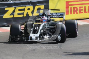 World © Octane Photographic Ltd. Formula 1 - Monaco Grand Prix - Practice 1. Romain Grosjean - Haas F1 Team VF-17. Monte Carlo, Monaco. Wednesday 24th May 2017. Digital Ref: 1830CB7D6085